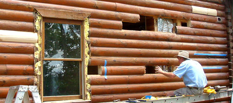Log Home Repair Quitman County, Georgia
