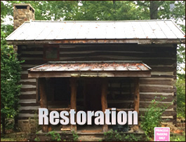 Historic Log Cabin Restoration  Quitman County, Georgia